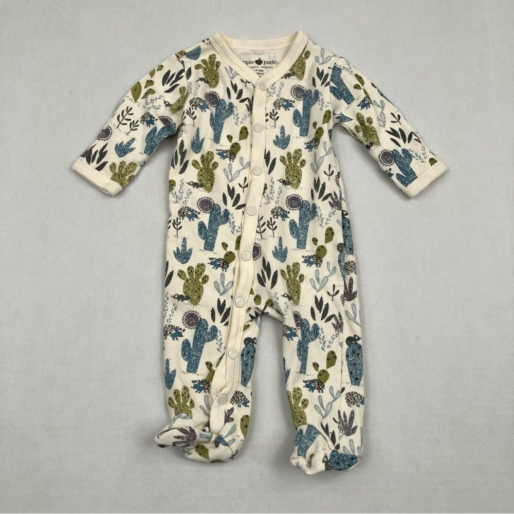 Apple Park Organic Cotton Footed Sleeper
